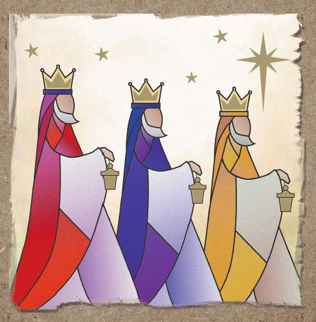 Modern Kings Christmas Cards - Pack of 10