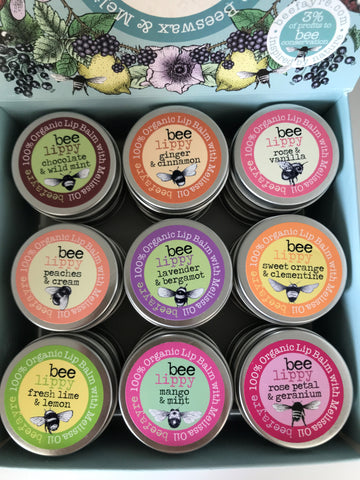 Bee Lippy Organic Lip Balm - 9 scents